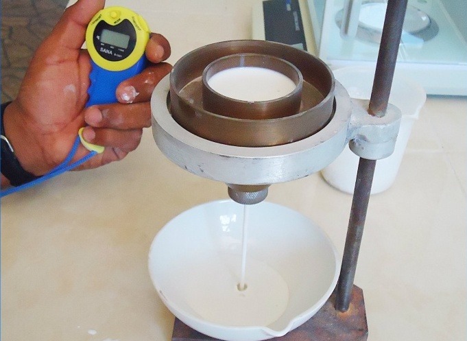 Tamizado de partícula